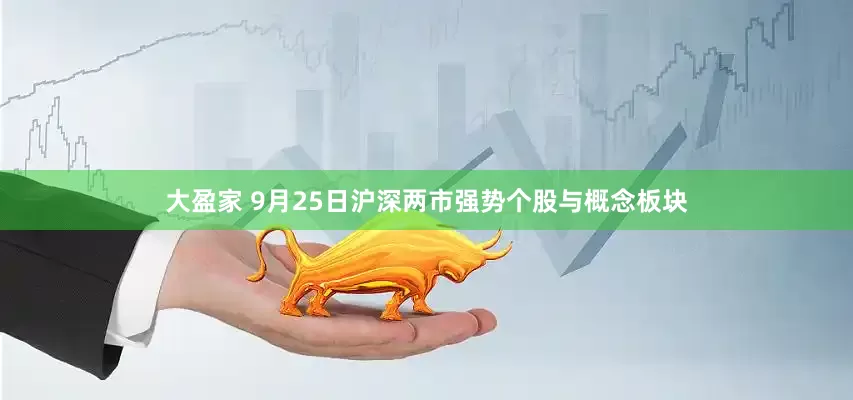 大盈家 9月25日沪深两市强势个股与概念板块